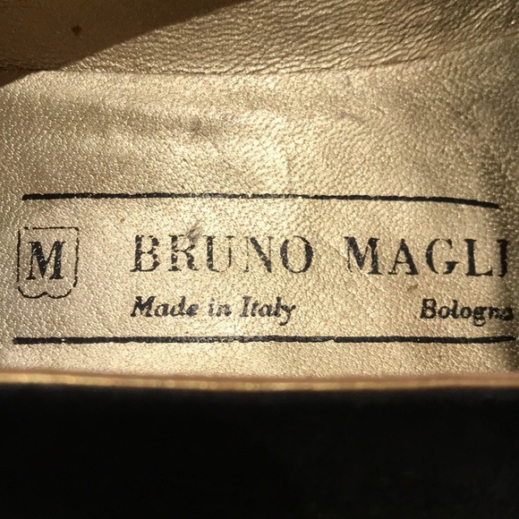 Bruno Magali suede black flats golden buckles - Picture 11 of 13